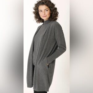🩶BELLINA Extra Fine Merino/Cashmere Duster Cardigan